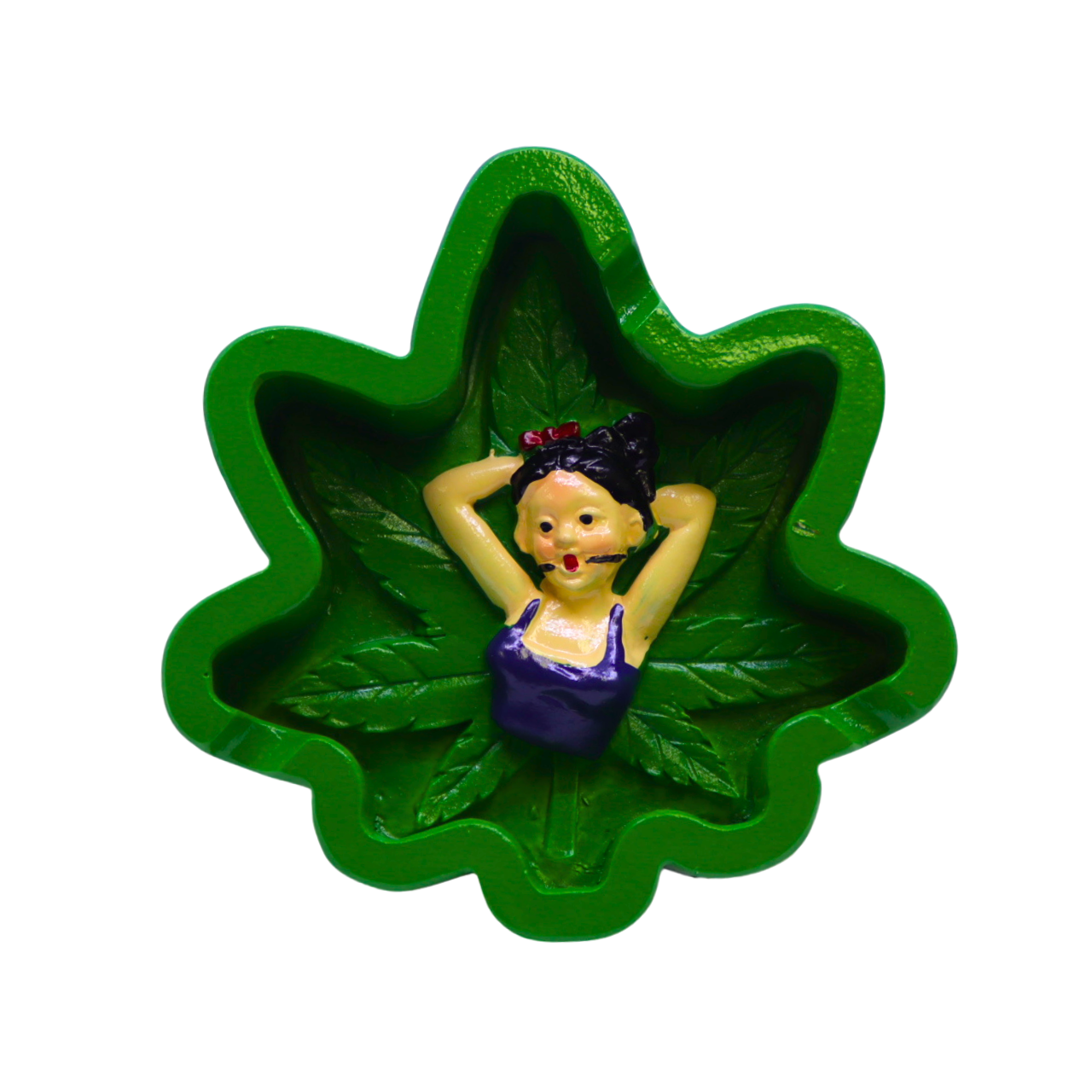 RESIN LEAF PREMIUM ASHTRAY (1CT)